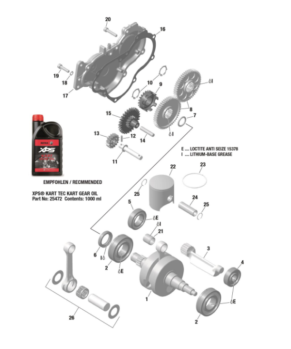 22-23 | Rotax Piston Assembly (53.99 mm) Discount Best Pices