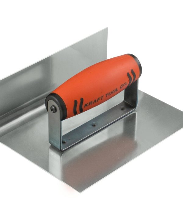 Kraft Tool CF153PF 6" x 4" 1"R Inside Curb & Sidewalk Tool with ProForm Handle Official Sale Online