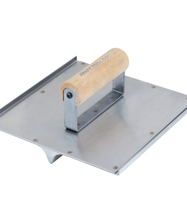Kraft Tool CF026 8" x 8" 1/2"R, 3/4"D Stainless Steel Seamer/Groover with Wood Handle Collections For Sale