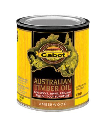 Cabot 04-3457 Timber Oil Penetrating Oil Formula, Amberwood, 1 Qt Low Pice