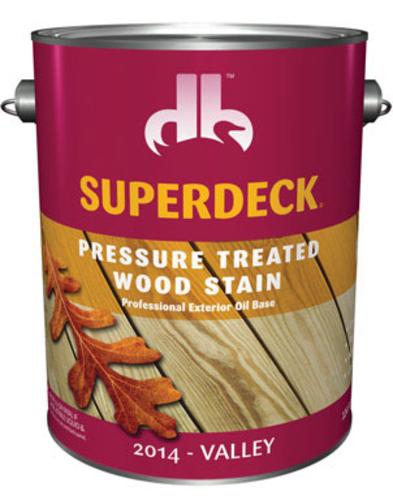 Superdeck DB-2014-4 Transparent Wood Stain And Sealer, Valley, 1 Gal High Quality