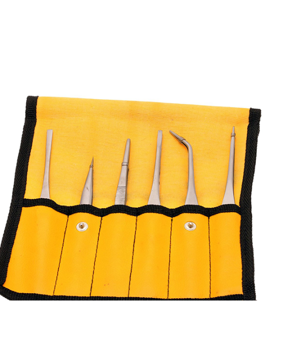 Aven 18472 Stainless Steel Tweezer Set, 6 Piece Collections Cheap Online