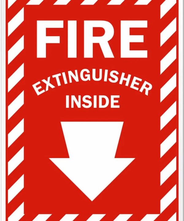 ZING FIRE EXTINGUISHER INSIDE Down Arr 14X10 Tumblr Sale Online