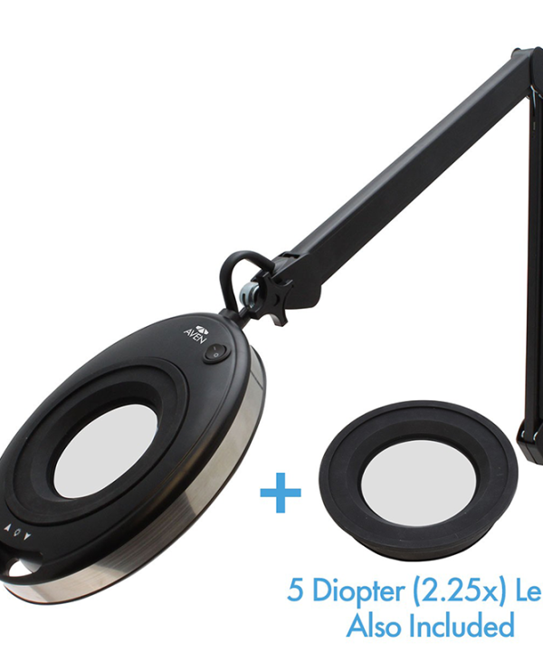 Aven 26501-LED-INX-15D In-X Magnifying Lamp Bundle, 15 (4.75x) and 5 (2.25x) Diopter Lens Buy Cheap For Cheap