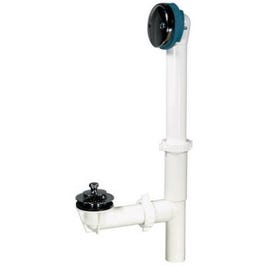 Plastic Tip Toe Tub Drain Assembly, White Sale Supply