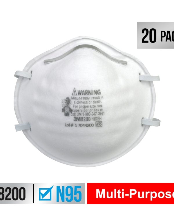 3M Sanding and Fiberglass Respirator, 8200H20-DC, 20 eaches/pack Supply Sale Online