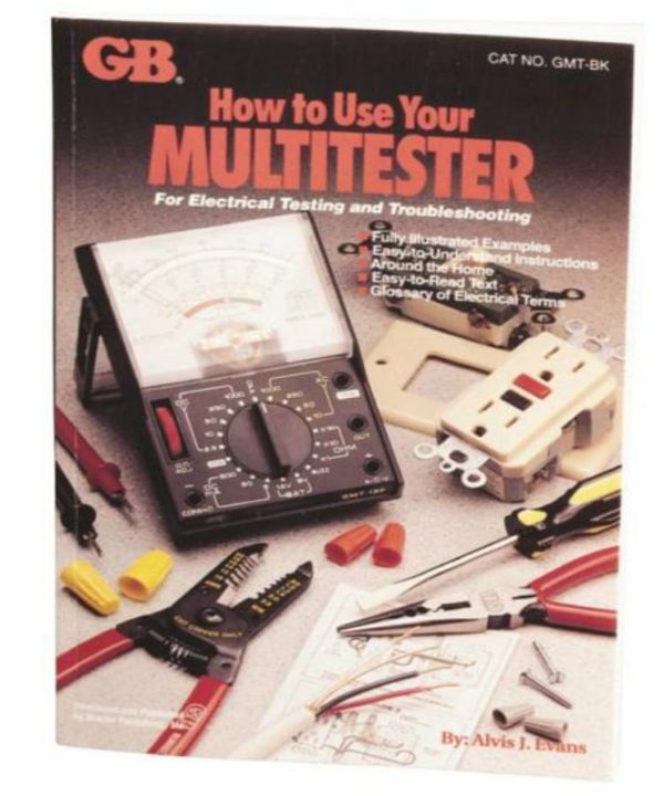 Gardner Bender GMT-BK Multitester Usage Book For Sale Top Quality