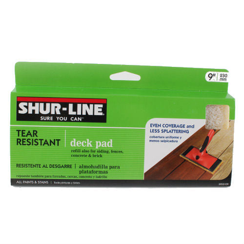 Shur-Line 3955109 Tear Resistant Deck Pad Refill, 9" Geniue Stockist For Sale