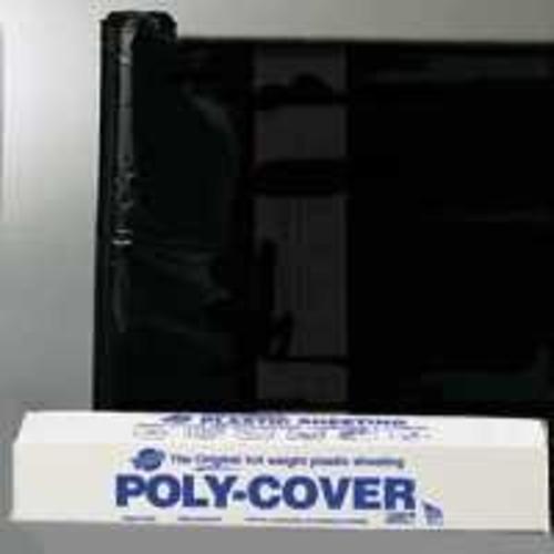 LBM Poly 4X32-B Polyethylene Sheeting, 32' x 100', Black Low Cost