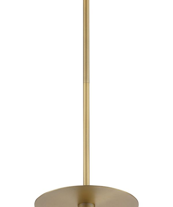 SATCO 60/7242 Bizet 1 Light Mini Pendant Fixt Vintage Brass KB2508-A4-B4-P2 Outlet Amazing Pice