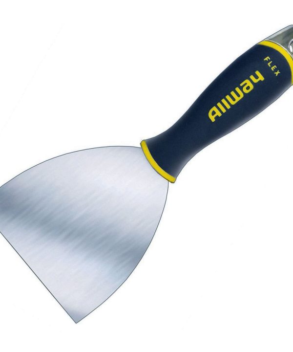 Allway 4″ Flex, Soft Grip, Tape Knife, Hammer End, Carbon Bl, Labelled Cheap Best Place