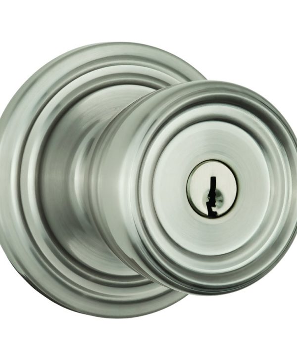 Brinks 23005-119 Barrett Keyed Entry Door Knob, Satin Nickel High Quality For Sale