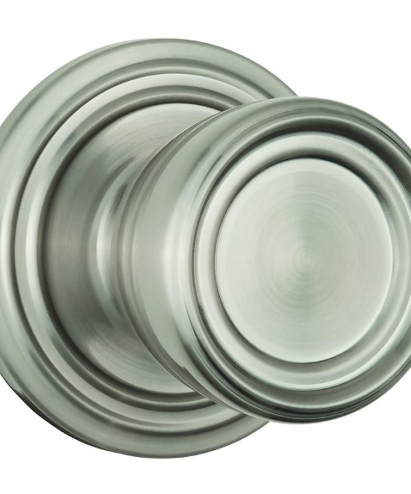 Brinks 23045-119 Barrett Single Cylinder Passage Door Knob, Satin Nickel Free Shipping Clearance Store