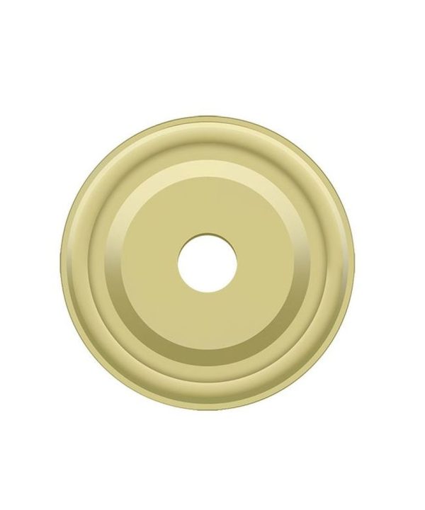 Deltana BPRC100U3 Knob Base Plate, Polished Brass, 1" Dia Pre Order Online