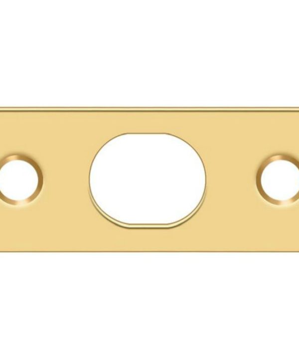 Deltana SP12EFBCR003 Strike Plate For Extension Flush Bolt, PVD Polished Brass Buy Cheap Cheapest Pice