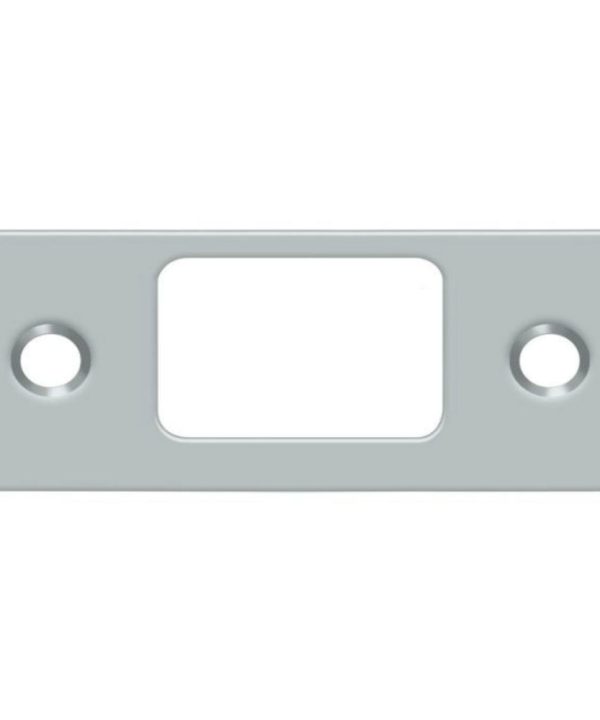 Deltana SP2753U26D Deadbolt Strike Plate, Brushed Chrome, 2-3/4" x 1-1/4" Footlocker Online