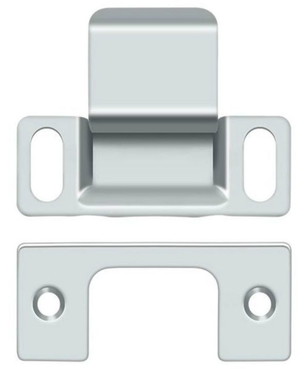 Deltana SP2751U26 Adjustable Dust Cup Strike Plate, Polished Chrome, 2-3/4" x 1-1/4" Cheap Sale Buy