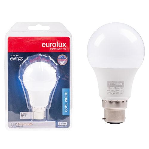 A60 Premium 6w Led B22 4000 K N Outlet Manchester