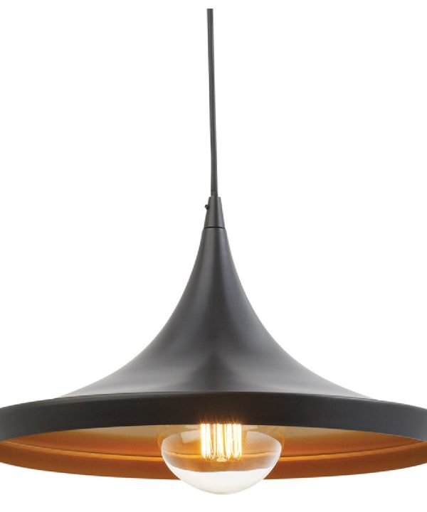 Globe Electric 63872 1-Light Flat Modern Industrial Pendant, Oil Rubbed Bronze Clearance Wide Range Of