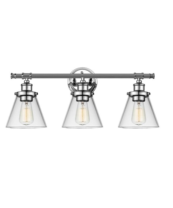 Globe Electric 51445 Parker 3-Light Wall Sconce, 60 Watts, 120 Volt Clearance Cost