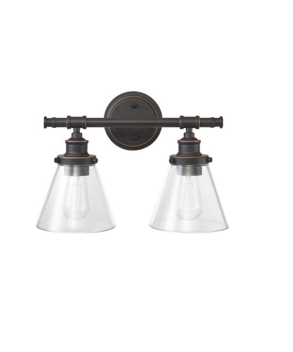 Globe Electric 51444 Parker 2-Light Wall Sconce, 60 Watts, 120 Volt Sale Top Quality