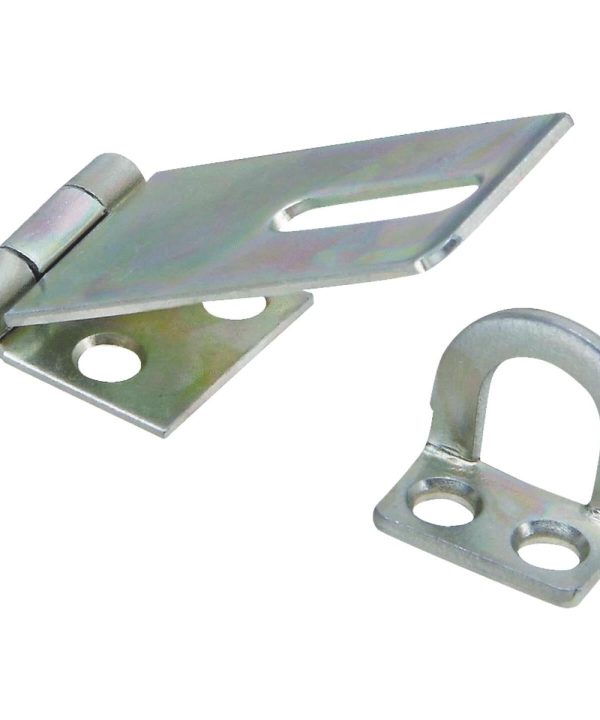 National 1-3/4 In. Zinc Non-Swivel Safety Hasp For Nice For Sale