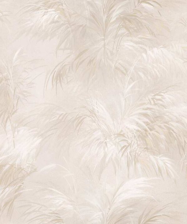 Kaley Cream Satin Leaves Wallpaper - (Set of 2) Cheapest Online