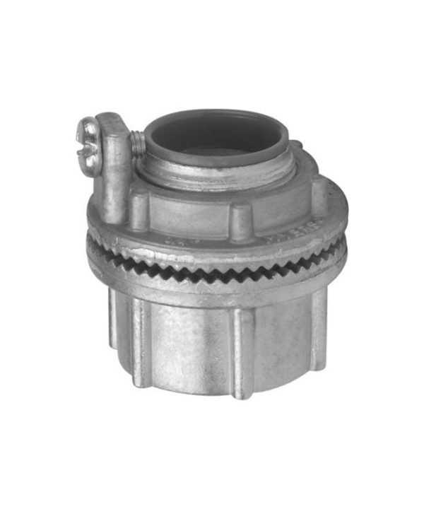 1-1/4" Rigid Conduit Myers Hub with Insulated Throat, Zinc Collections Cheap Online