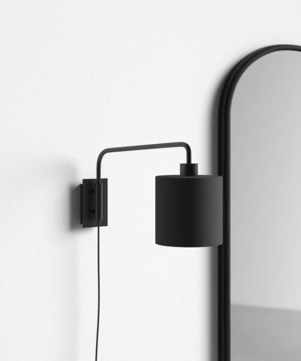 Mald 1 - Light Plug-In Black Armed Sconce Buy Cheap Manchester Great Sale