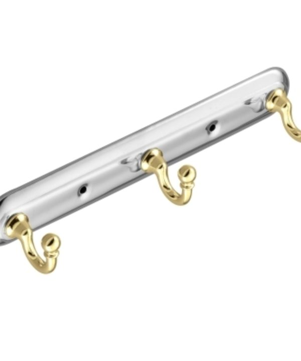 Moen 7603CB Yorkshire Triple Robe Hook, Bright Chrome By Bright Brass Discount In China