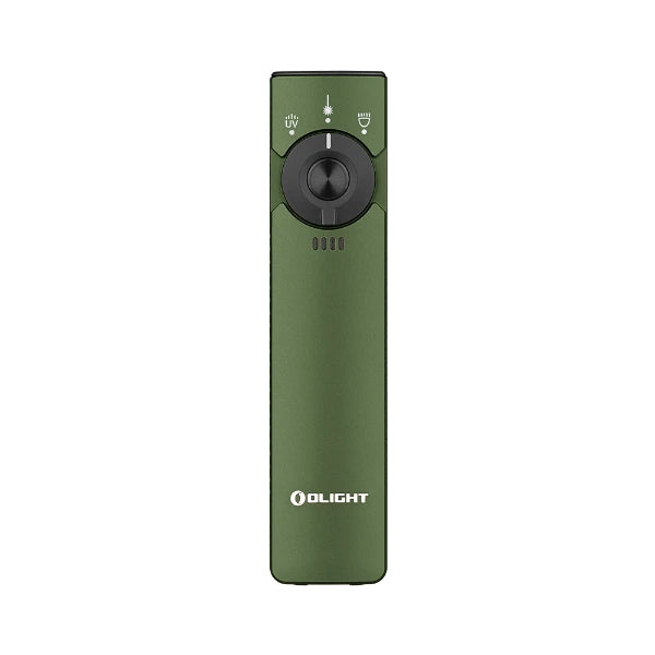 OLIGHT ARKFELDPRO3RODGV3 Arkfeld Pro Flat EDC Flashlight with LED Light UV and Laser - OD Green Buy Cheap Fake