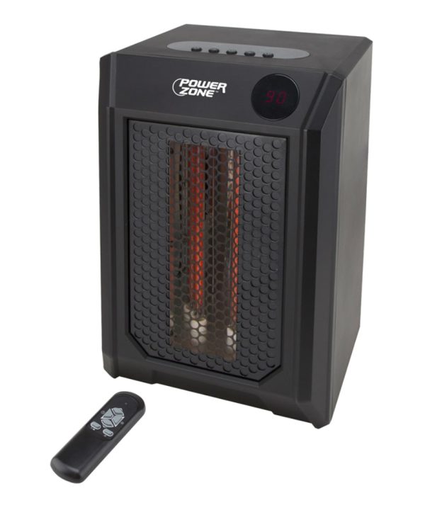 Power Zone HT1195 4 Element Infrared Heater, 1500 W Cheap Genuine