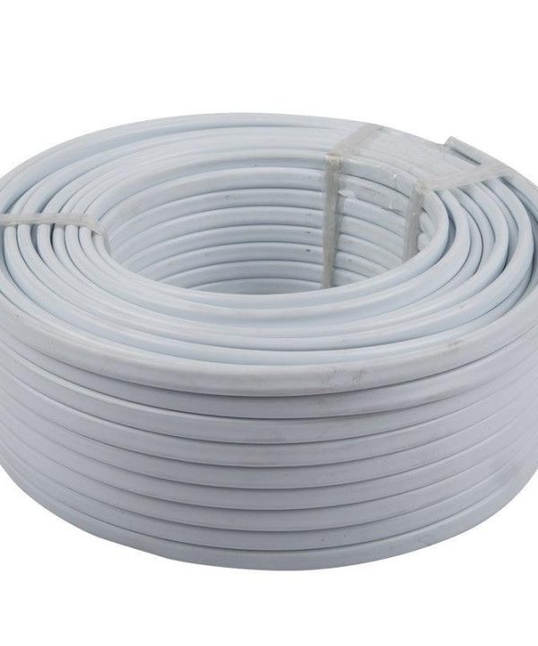 Cable Flat 2 Core Earth White 20 M 1.5 Mm Cheap Shop