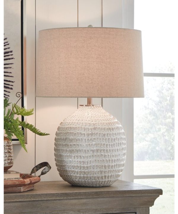 Salton 26.5" Beige Table Lamp Cheap Sale 100% Original