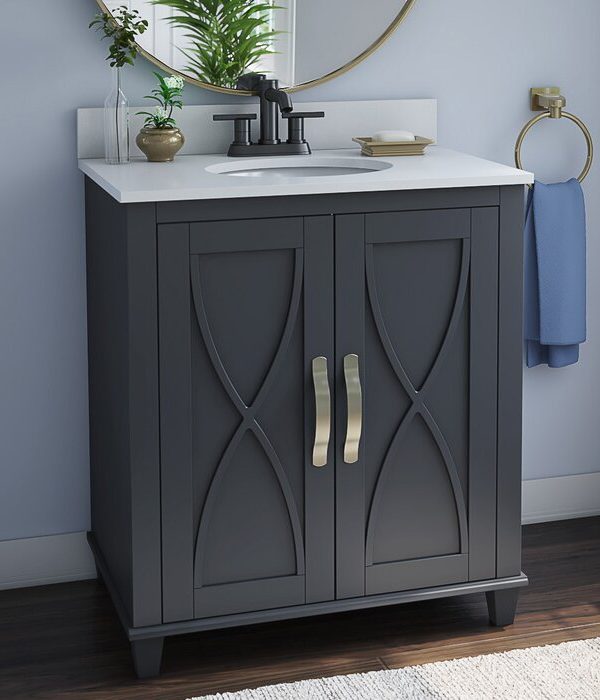 Sanjana 30" Single Bathroom Vanity Set *AS-IS* Cheapest Pice