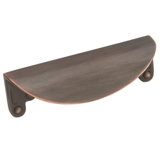 Inspirations 3 in (76 mm) Center-to-Center Oil-Rubbed Bronze Cabinet Cup Pull Sale Footlocker Finishline
