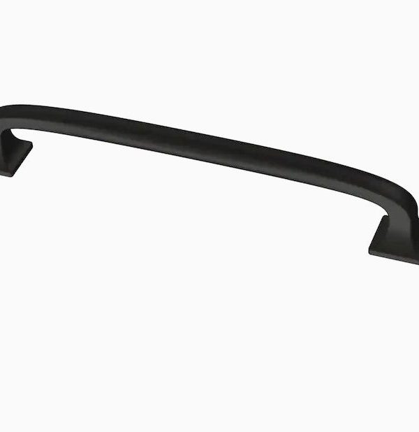 Lombard 5-1/16-in Center to Center Matte Black Arch Handle Drawer Pulls, (Set of 11) Discount Authentic