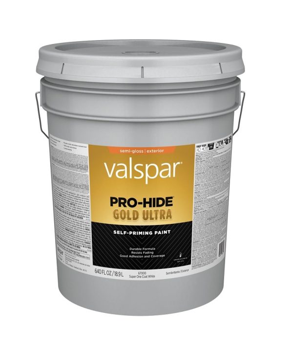 Valspar 028.0067000.008 Pro-Hide Gold Ultra Exterior Self-Priming Paint, 5 Gallon Cheap Get Authentic