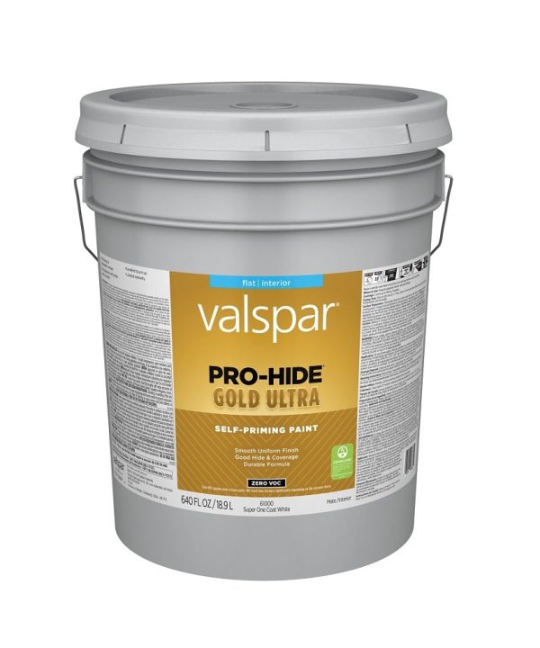 Valspar 028.0061000.008 Pro-Hide Gold Ultra Interior Self-Priming Paint, 5 Gallon Buy Cheap Buy