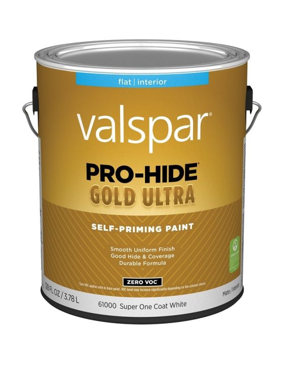 Valspar 028.0061000.007 Pro-Hide Gold Ultra Interior Self-Priming Paint, 1 Gallon Wholesale Pice For Sale