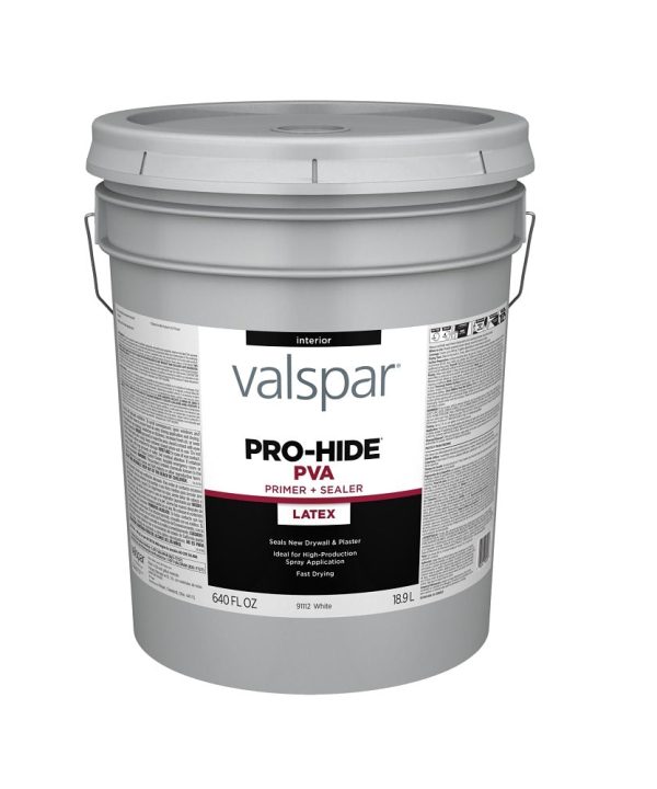 Valspar 028.0091112.008 Pro-Hide Interior PVA Primer, 5 Gallon Best Seller