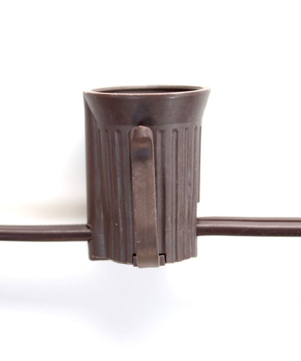 C7 (E12) 500' Spool 15" Spacing, Brown SPT-1 Wire Eastbay Online