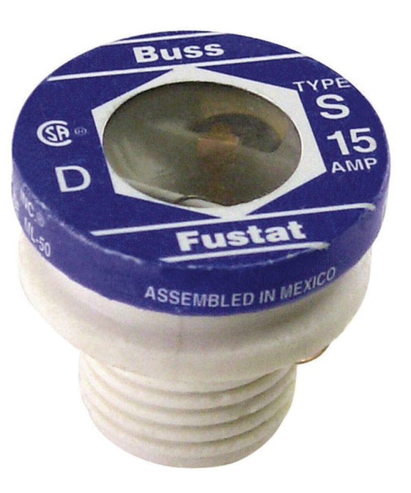 Bussmann BP/S-15 Plug Fuse For Residential Load Centers, CD/ 2 Cheap Sale Pictures