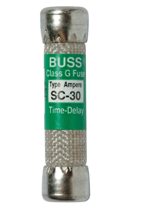 Bussmann SC-30 Time Delay Cartridge Fuse, 30 Amp Online Online Clearance