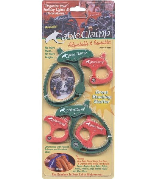 Cable Clamp HG 1225-UE-012 Holiday Assortment, Red & Green Cheap For Nice