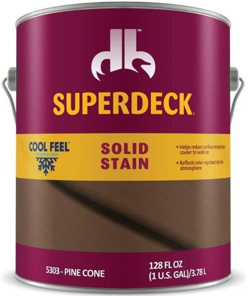 Superdeck DPI053034-16 Cool Feel Water-Based Deck Stain, Gallon Cheap Sale With Paypal