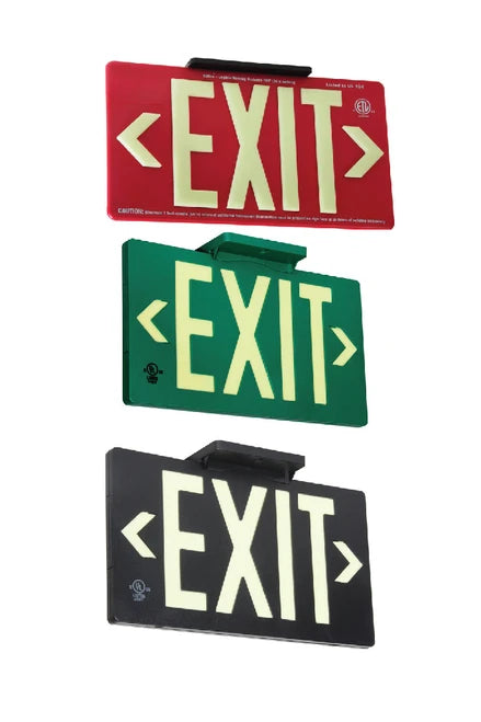 ZING Glow Exit 100 ft Rated 2-Sided 8.75x15.5 Discount Cost