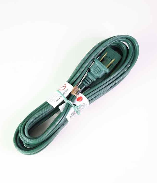15-foot Extension Cord, Green Wire Sale Best Pices