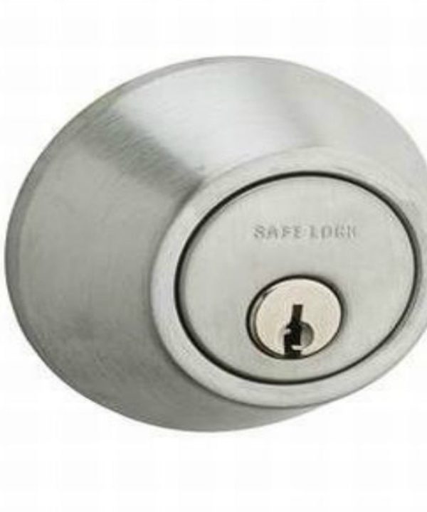 Safelock SD9100-26DV1 Single Cylinder Deadbolt, Satin Chrome Websites Online