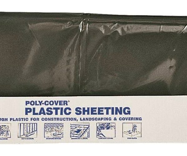 LBM Poly 4X32-B 4 Mil Polyethylene Sheeting, Plastic, Black, 32' x 100' Sale 100% Authentic